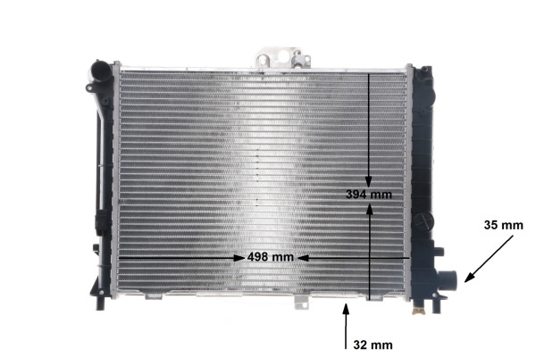 Radiator, engine cooling - CR211000S MAHLE - 07599194, 7550080, 7599194
